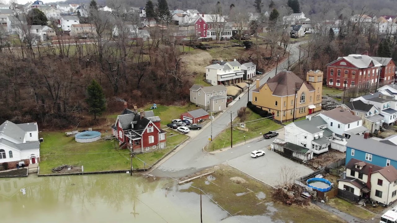 Fayette City Flood Waters 2-17-2018