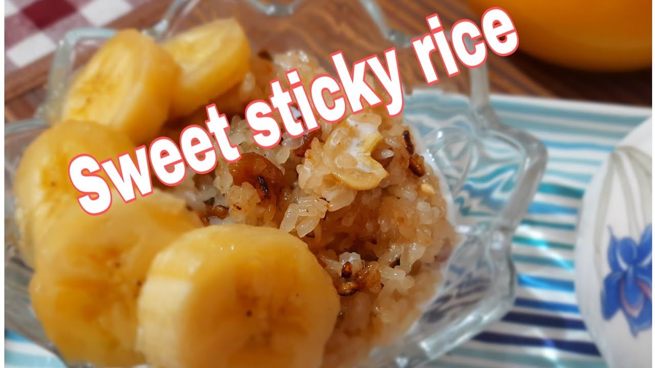 Recipe||Sweet sticky rice||a quick recipe of sticky rice||Bora saulor jolpan||