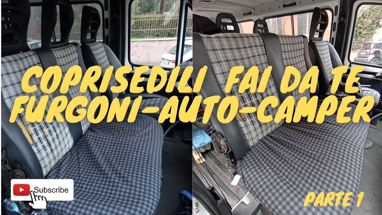 Coprisedili FAI DA TE furgoni-auto-camper