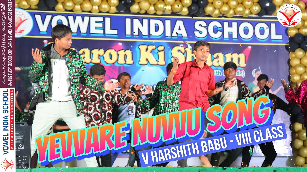 Yevvare Nuvvu | V Harshith Babu 8th Class | Yaaron Ki Shaam The Farewell Party 2026 | Vowel India