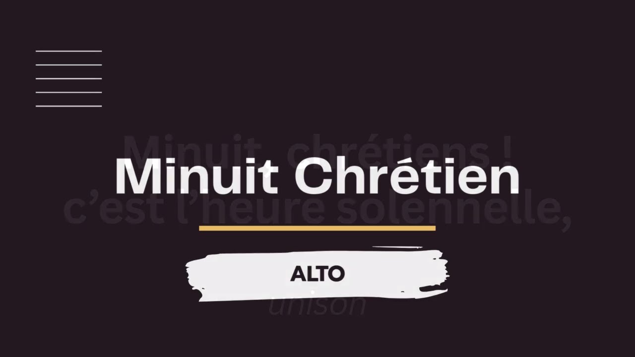 Minuit Chrétien Alto