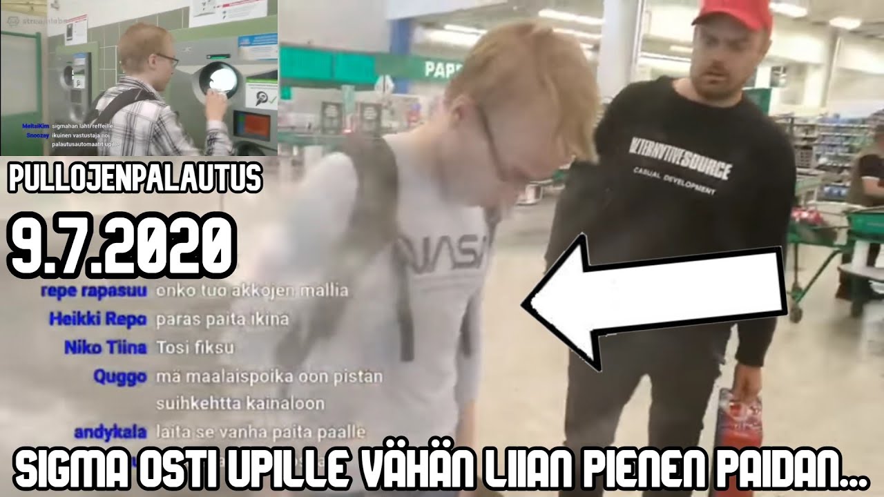 UPI, SIGMA JA FERO | Upin pullojenpalautus ja sigma osti upille vähän liian pienen paidan....
