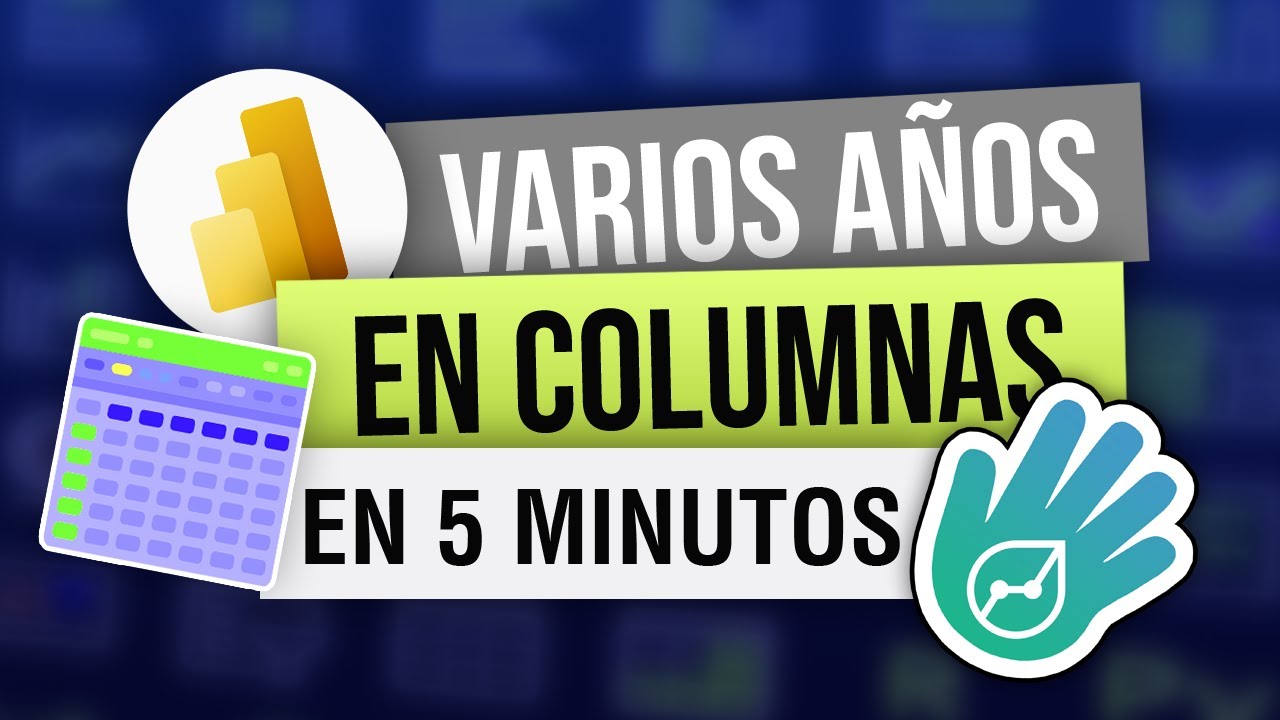 Cómo analizar varias columnas con años en Power BI