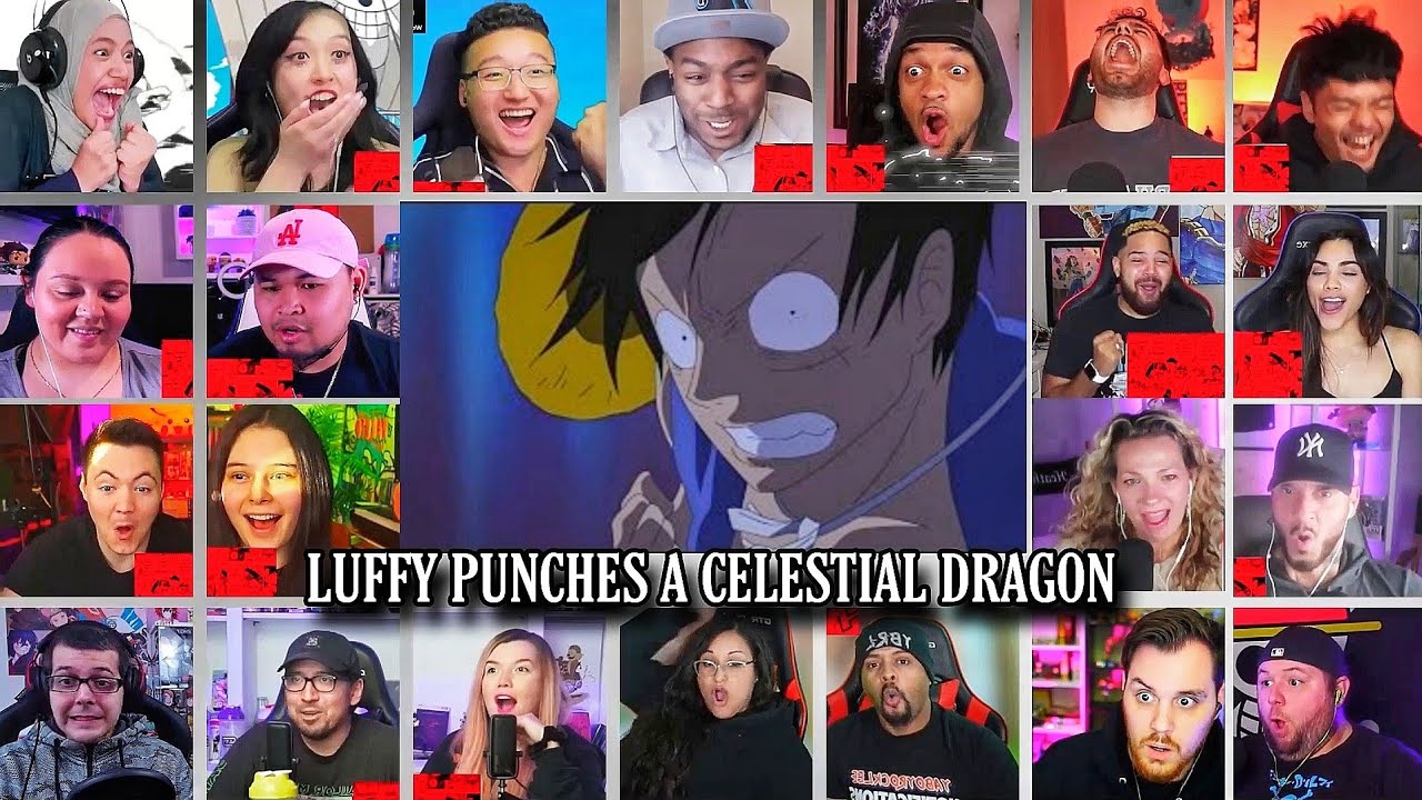 Luffy Punches A Celestial Dragon Reaction Mashup | One Piece Episode 396