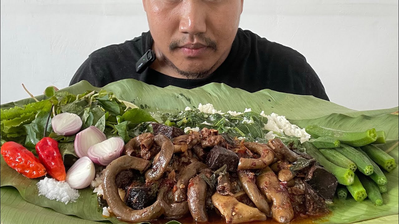  Pork Intestines Mukbang | Naga Mukbang | Naga Dish | Naga Food | Naga Food Mukbang | Bite Of Naga 
