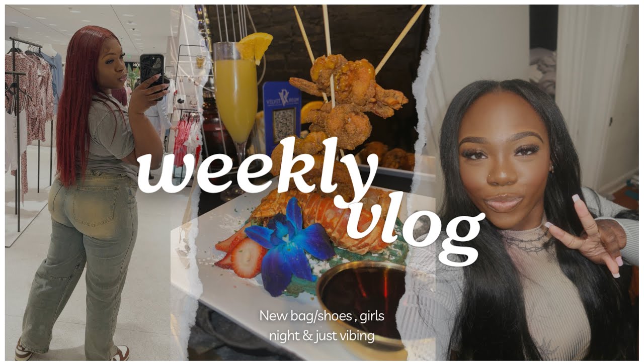 WEEKLY VLOG : new coach bag , running errands, got my hair done & WE OUTSIDE!! | ASHLEY CHEVALIER