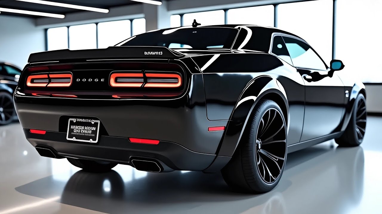 The Final Roar of American Muscle Exploring the Dodge Challenger Black Ghost