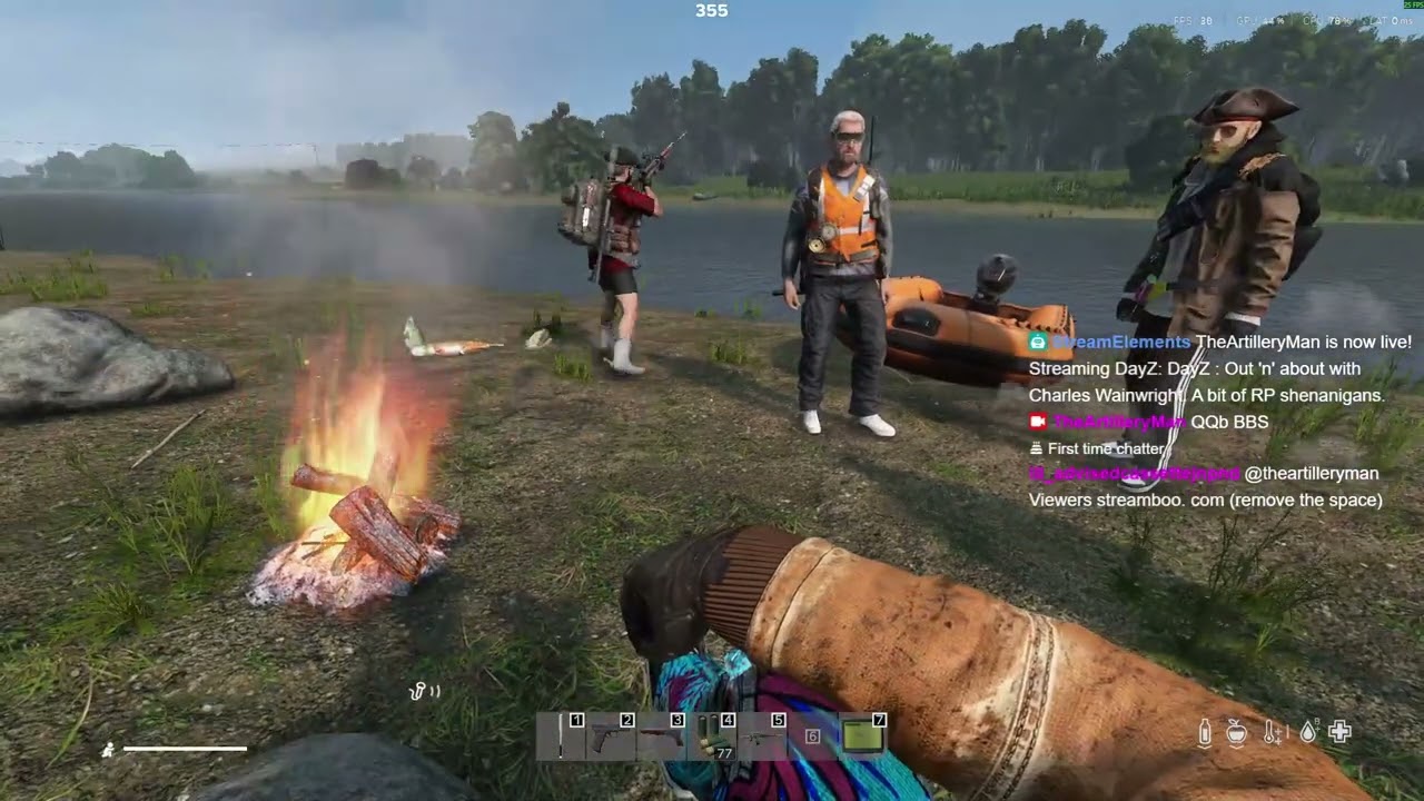 Highlight: DayZ : Out 'n' about with Charles Wainwright.  A bit of RP shenanigans.