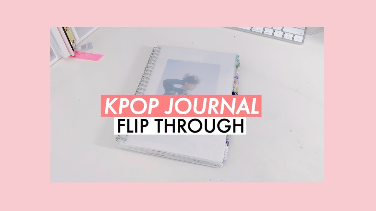 kpop journal flip through