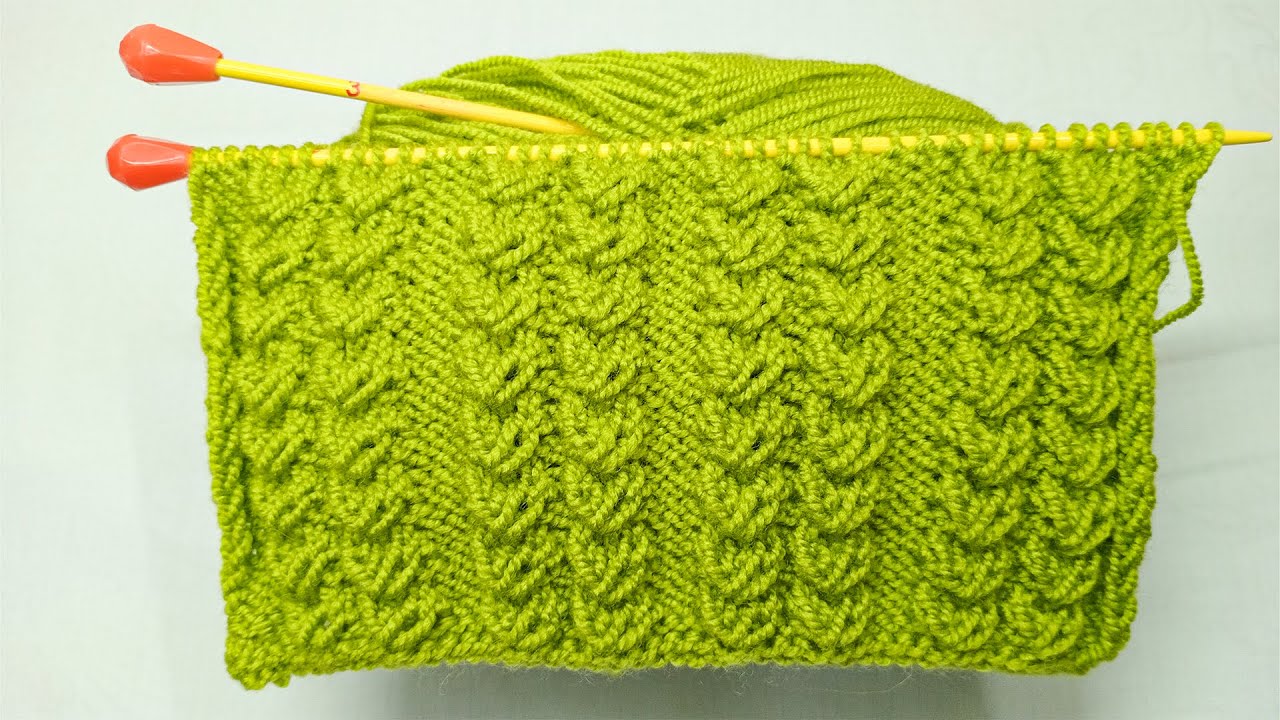 Super Easy 3-Row Repeat Knitting Pattern | Perfect for Beginners (Scarf, Hat, & Sweater)