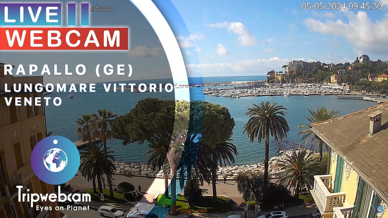 Rapallo Live Webcam &ndash; Vittorio Veneto Seafront