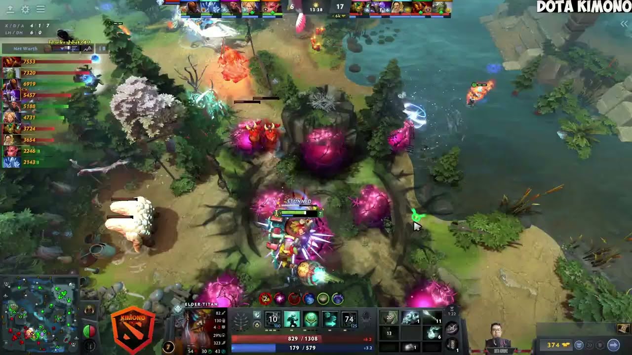 New Patch 7.38b - Crazy Elder Titan - Dota 2 (Full Gameplay with no commentary) #eldertitan