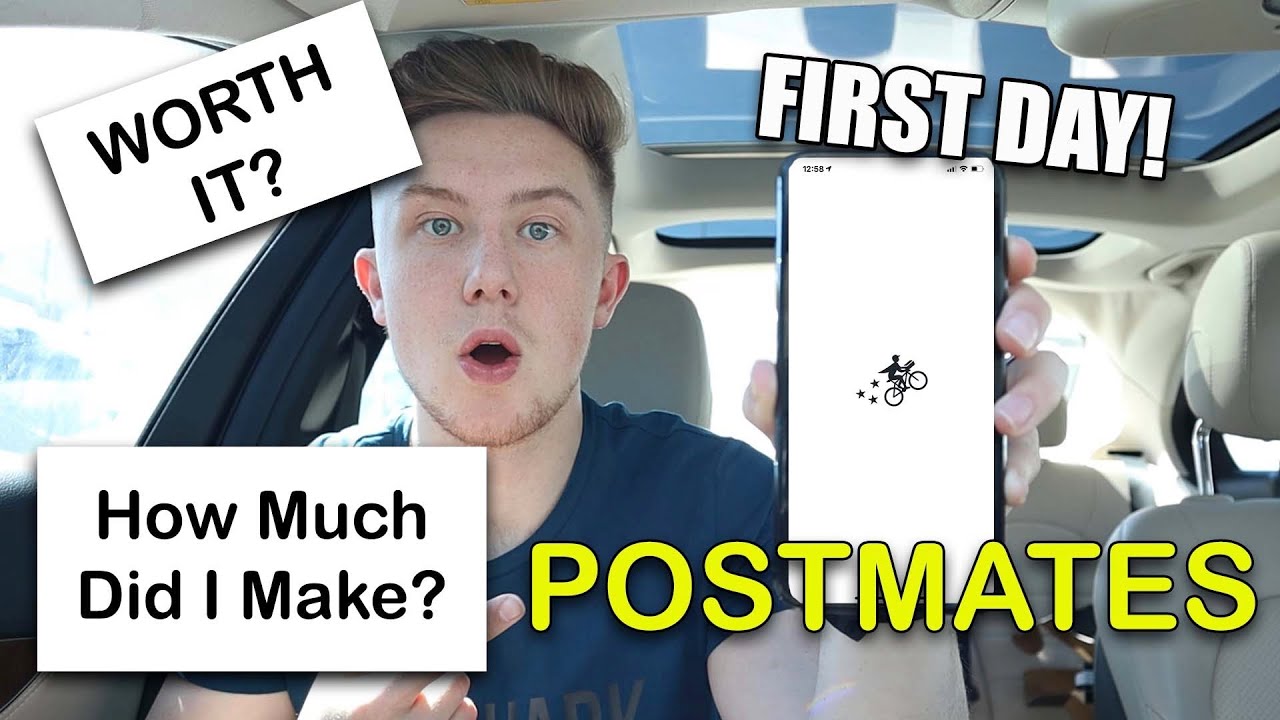 Doordash Driver Tries Postmates Delivery! (Was it worth it?) | Postmates Review
