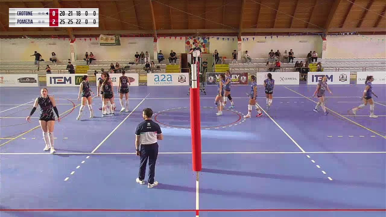 pallavolo crotone vs pomezia