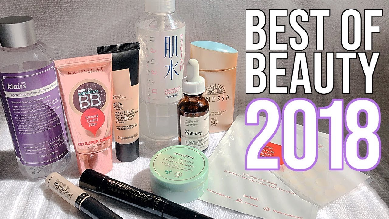 BEST OF BEAUTY 2018 | Skincare + Makeup! J-Beauty/K-Beauty/Western