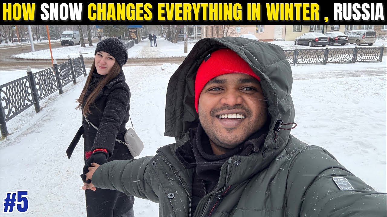 How snow ❄️ Changes 🇷🇺everything in winter , Russia 