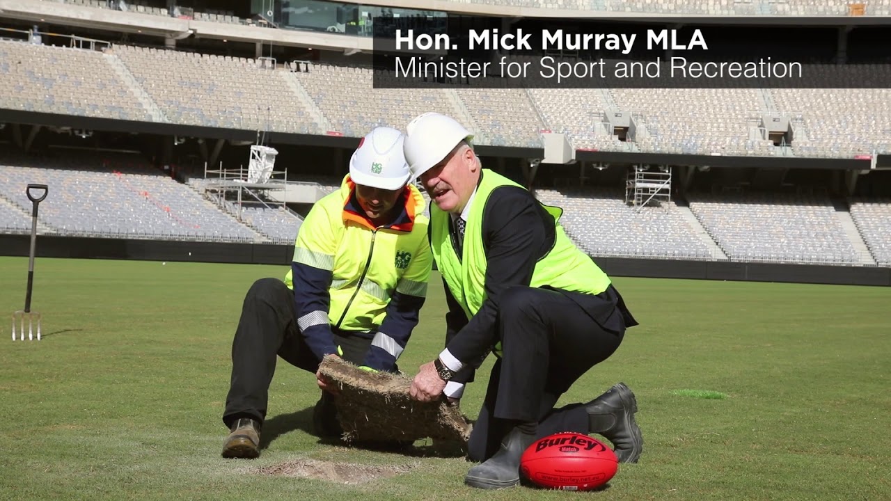 Perth Stadium turf installation complete