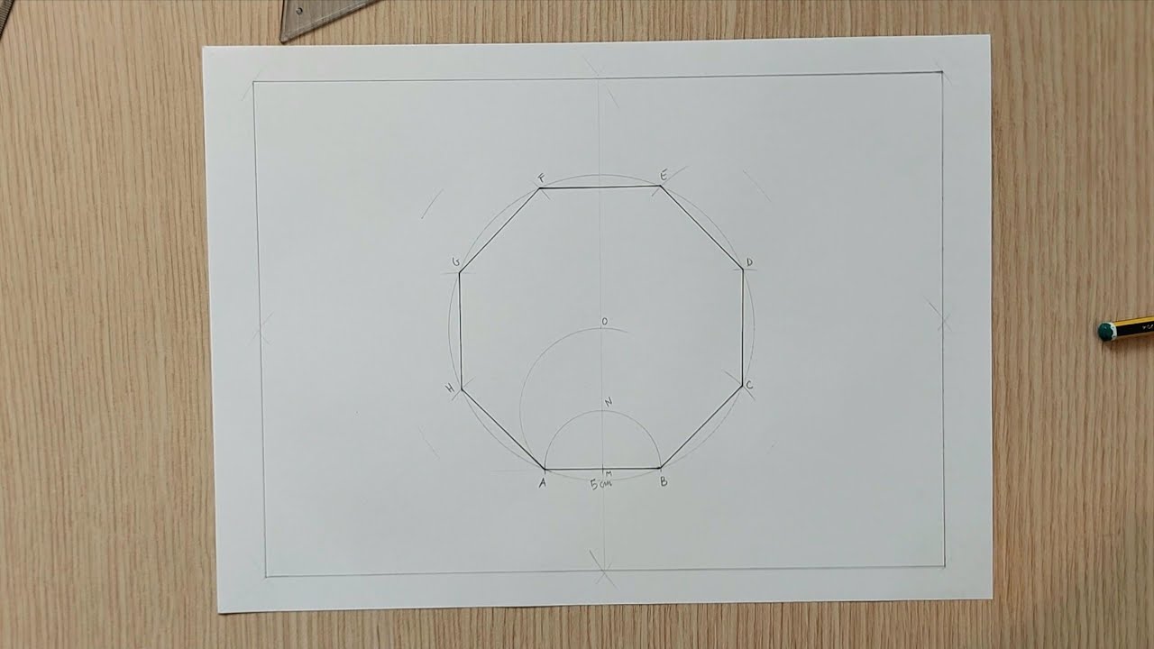 Disegnare un OTTAGONO dato il LATO -- TECNOLOGIA (DISEGNO TECNICO)