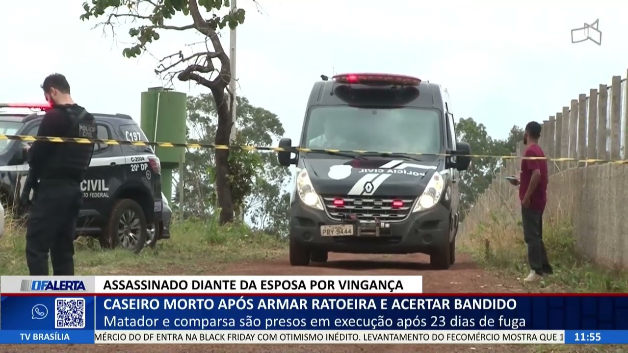 DF ALERTA - Caseiro morto após armar ratoeira e acertar bandido