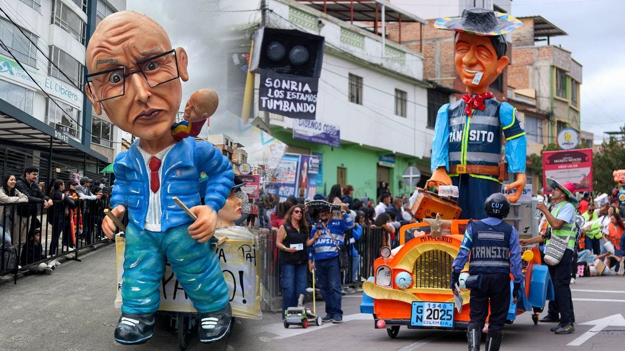 Desfile de Años Viejos 2025 en Pasto🎉 🚓 Autos Clásicos y Antiguos