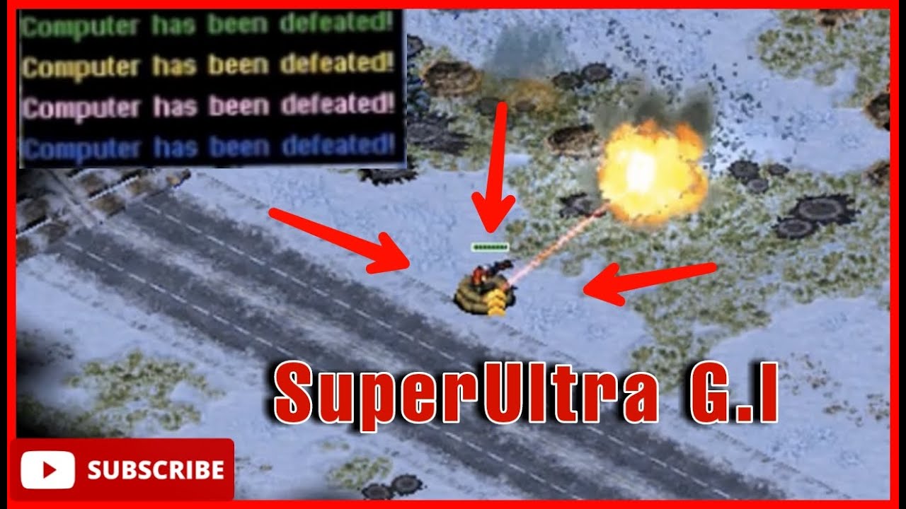 How To Win 7 Brutal AI Less Than 30s, Edit RULE.ini | Hack Game RA2