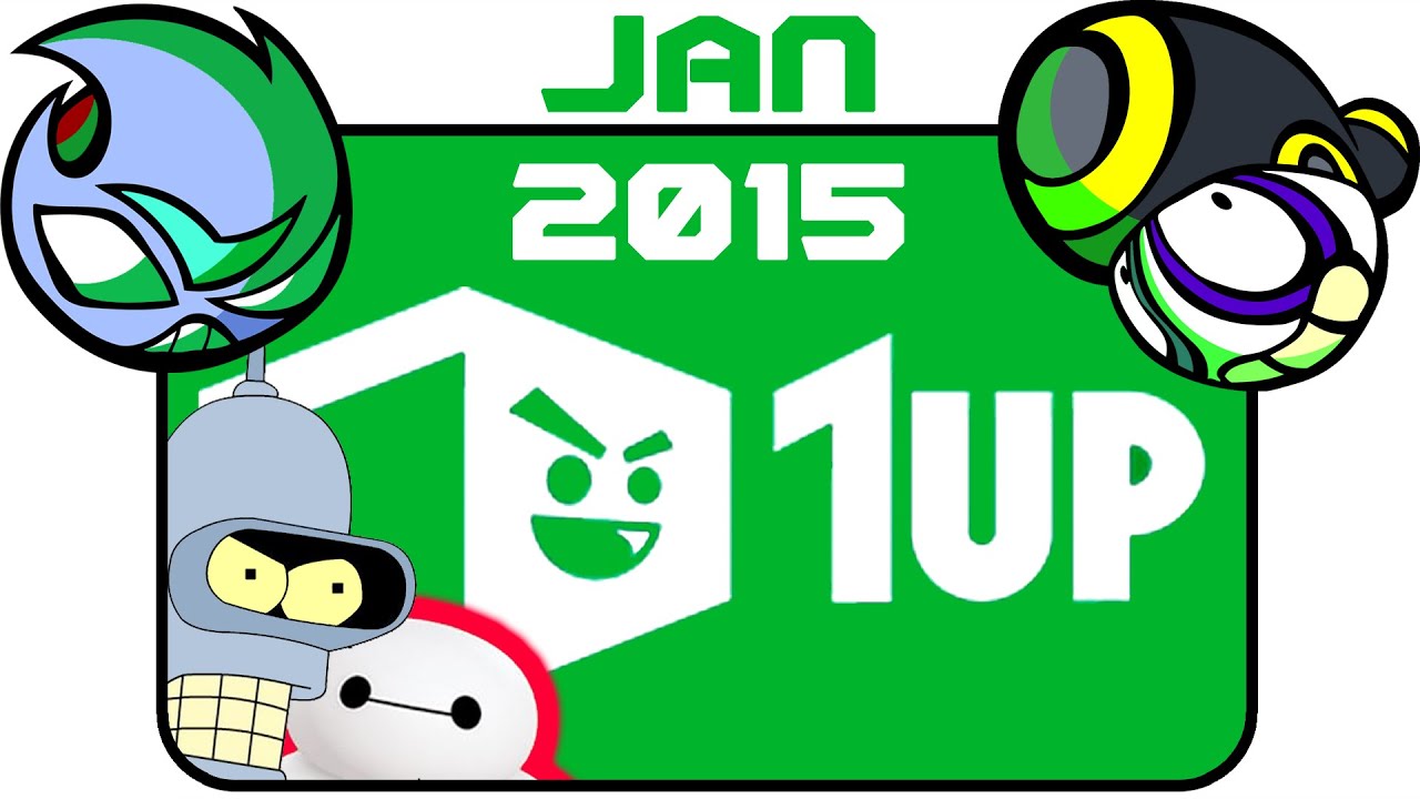 1UP BOX January 2015 Unboxing [RebelTaxi] Robot Mayhem