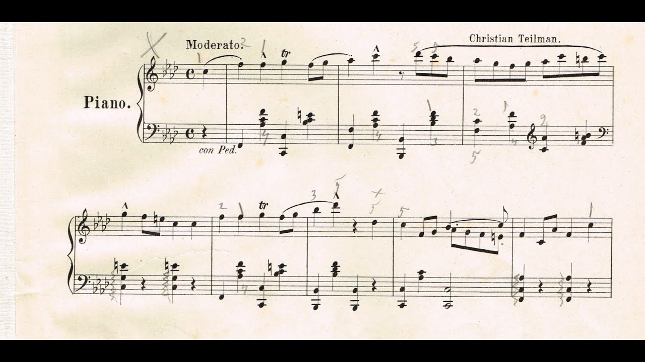 Christian Teilman: Nocturne in f minor (1862)