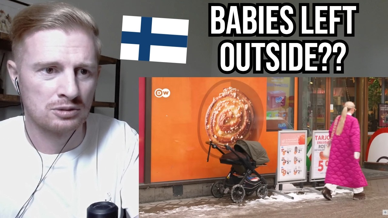 Реакция на вопрос, почему финские родители оставляют своих младенцев без присмотра на улице.