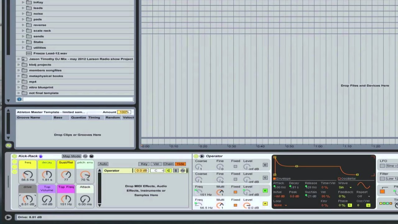 Ableton Ultimate Master Template - Kick Drum Rack | Ableton Tutorial | Master Template