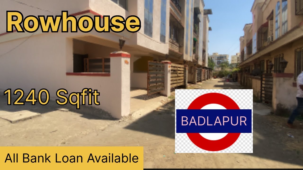 Row House 1240 Sqfit for sale in Badlapur (west) contact 9657039331