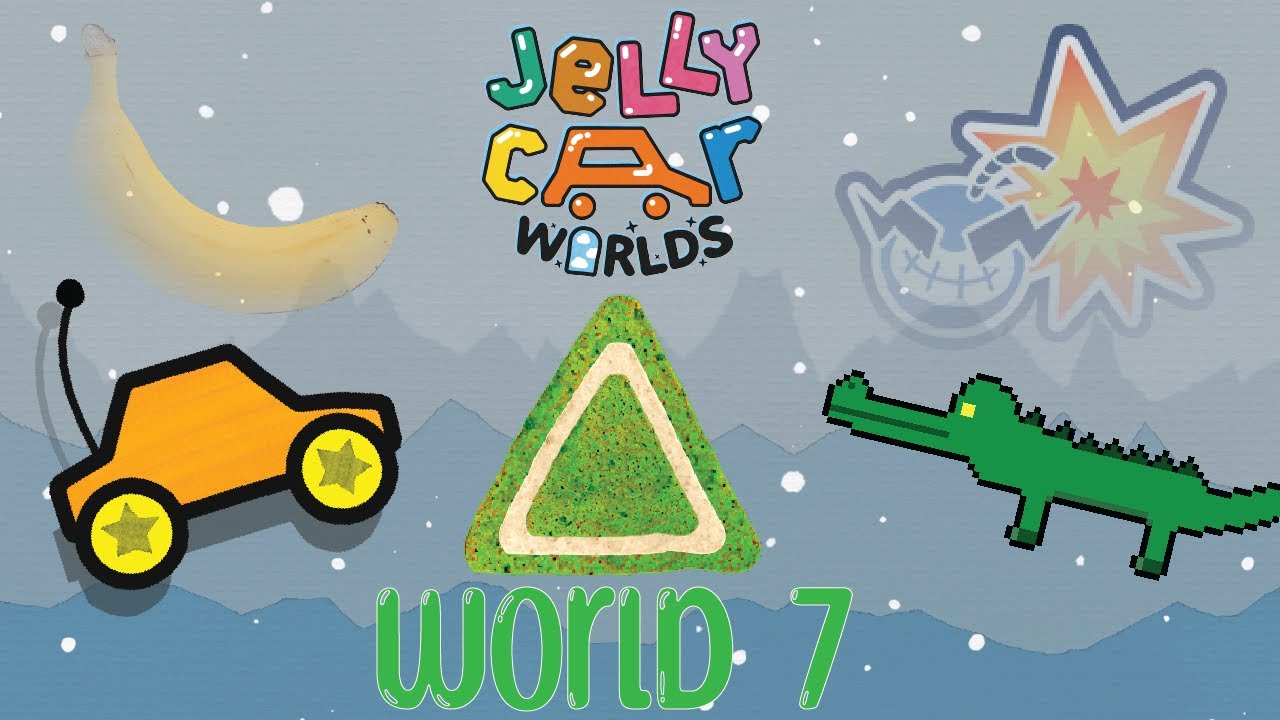 JellyCar Worlds - (Secret Exits #7) - Hooked on a Peeling - Commentary Playthrough