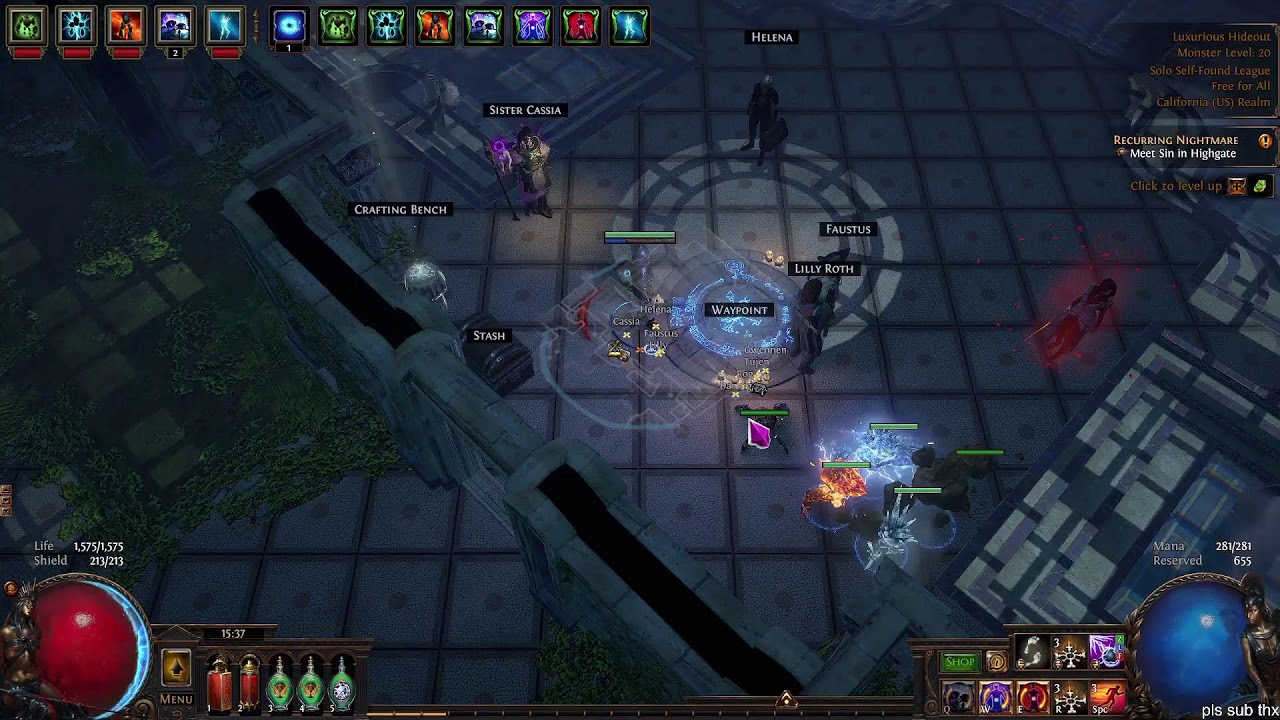 chill Path of Exile leveling practice