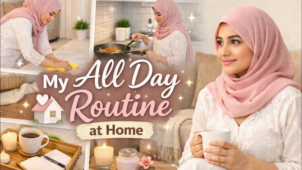 Simple Ghar Wala Routine | Cozy & Productive Day at Home 🏡