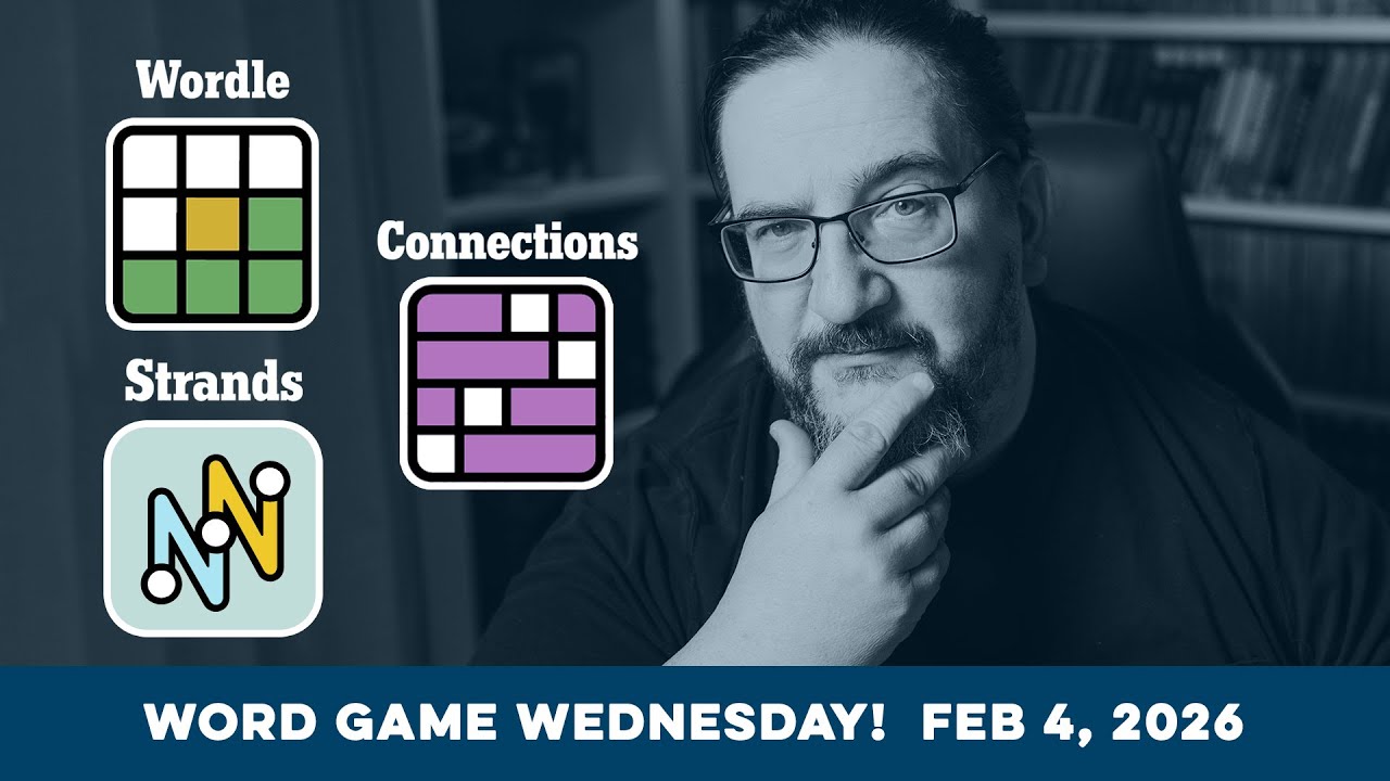 Wordle and Connections and Strands Oh My! 02/04/2026