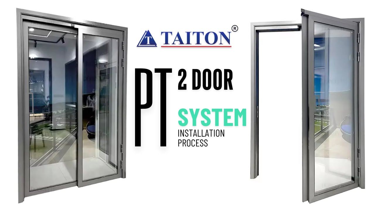 Installation of Aluminum Alloy Sliding PT 2Door System