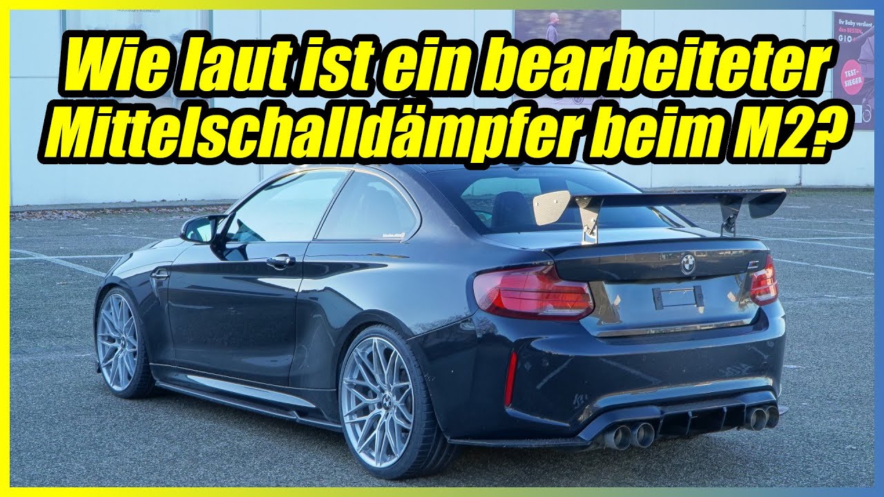BMW M2 Competition mit Underground MSD - Soundcheck db Messung S55 OPF
