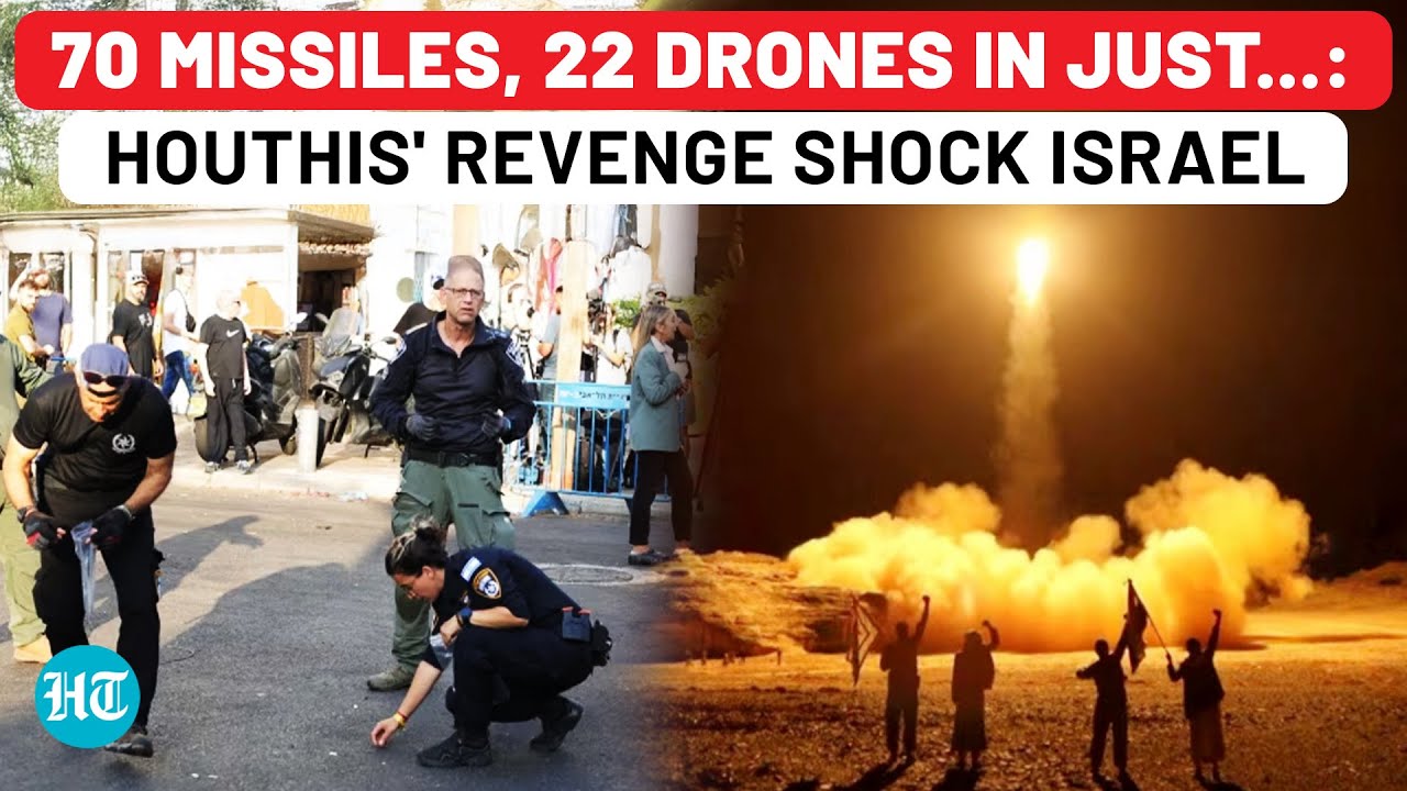 Houthis Take Revenge, Rain Hell After 14th Israeli Attack | Israel Strikes &lsquo;Energy Site&rsquo; In Yemen