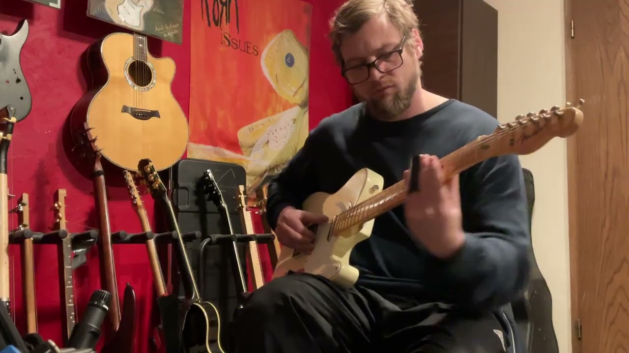 Fender telecaster slide Guitar music open g Tuning…. Loop Station 