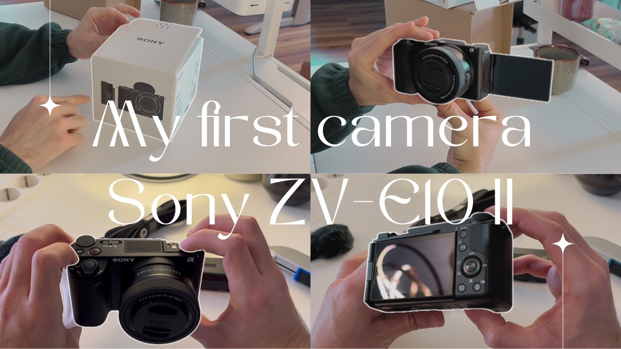 SONY ZV-E10 II only unboxing//My first camera