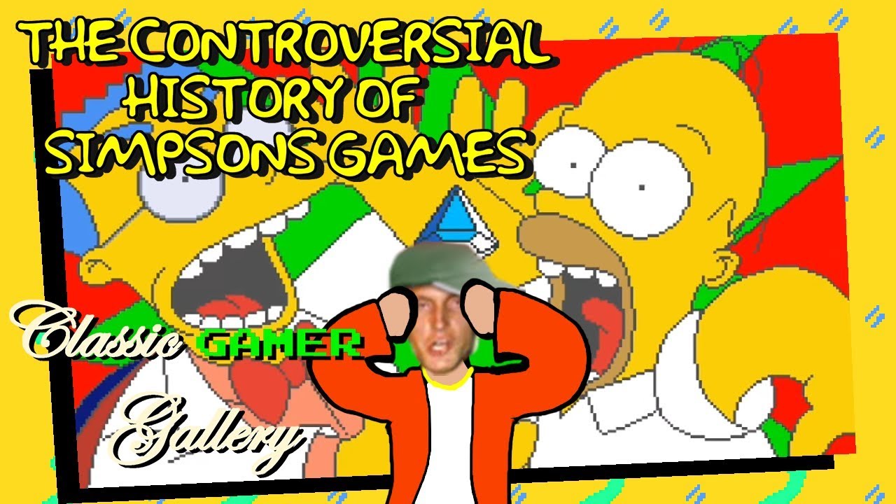 The CONTROVERSIAL history of Simpsons games - Classic Gamer Gallery