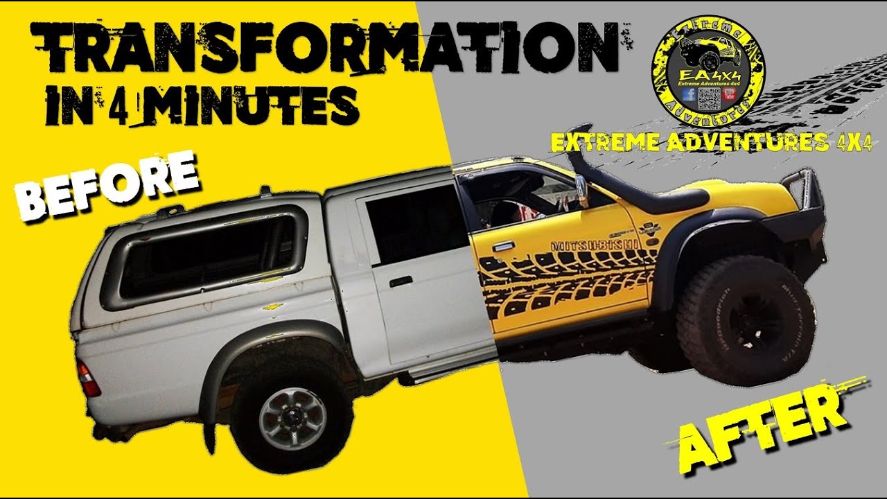 Mitsubishi COLT L200 Transformation in 4 minutes