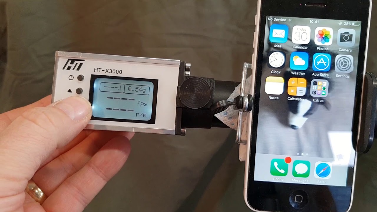 WIFI Chrono Wireless Chrony Air Rifle or Airsoft Chronograph Chronoscope