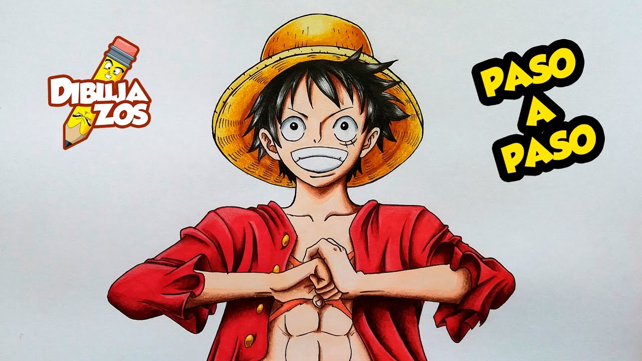 COMO DIBUJAR A LUFFY (ONE PIECE) | PASO A PASO | TUTORIAL COMENTADO