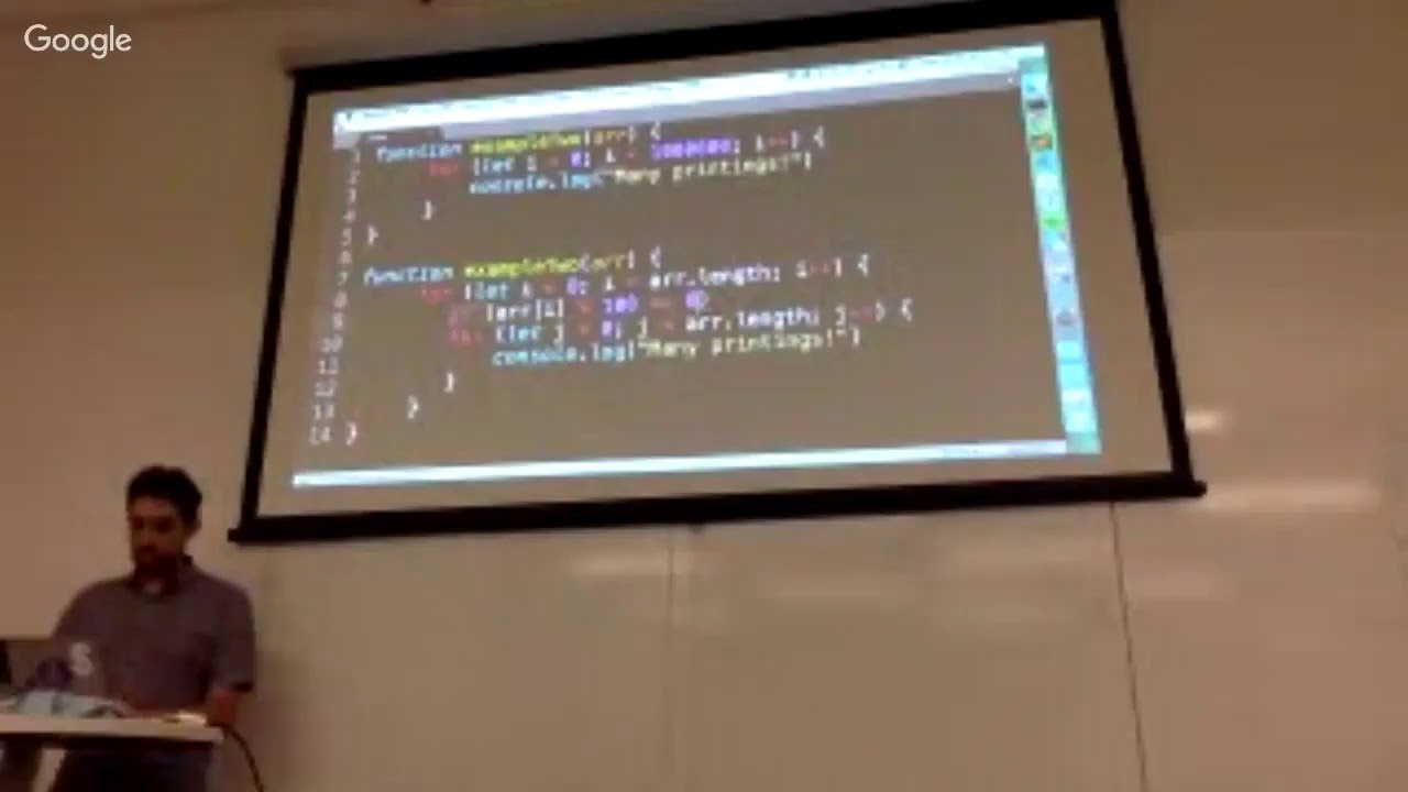 Introduction to  Big O Notation (Time complexity). FSW 6.2