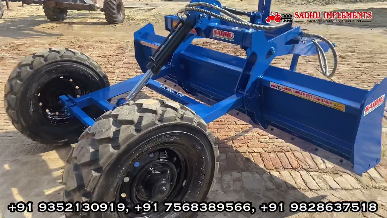 MINI HYDRAULIC LAND LEVELER | SADHU IMPLEMENTS | +917568389566 | INDIAN AGRICULTURE