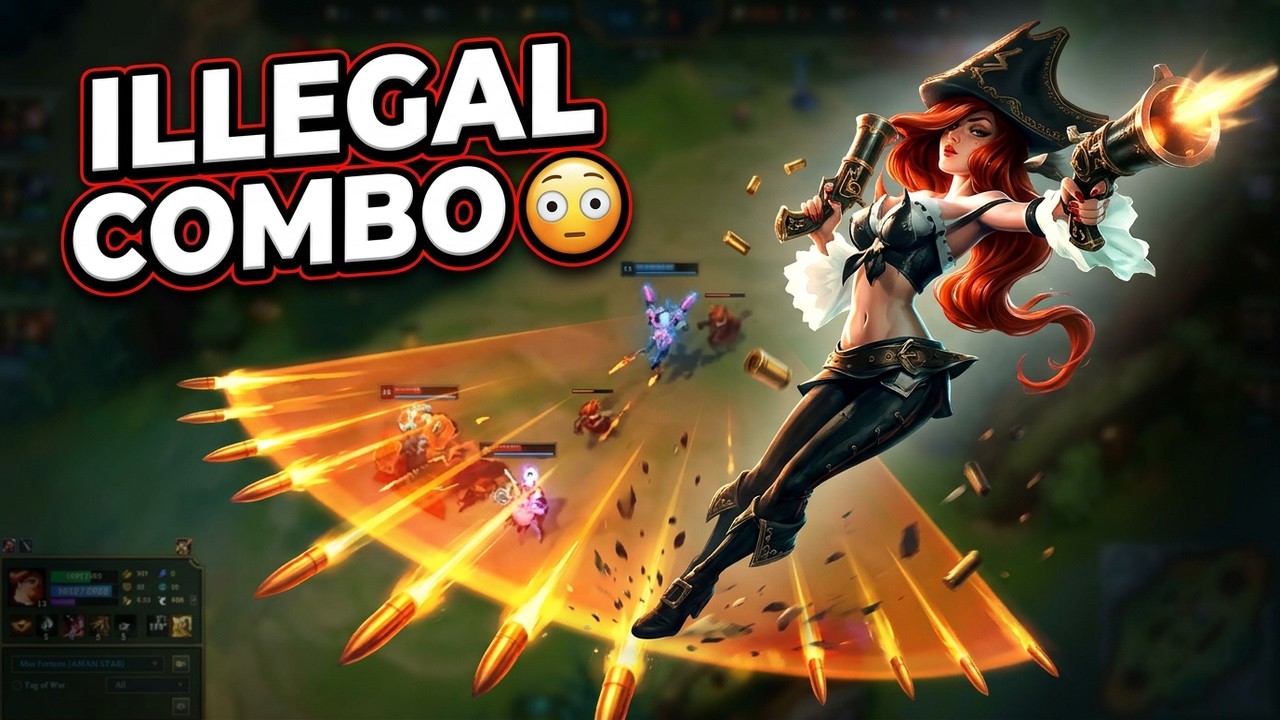 THIS MISS FORTUNE BUILD IS ILLEGAL 😳 HUGE COMEBACK WIN!