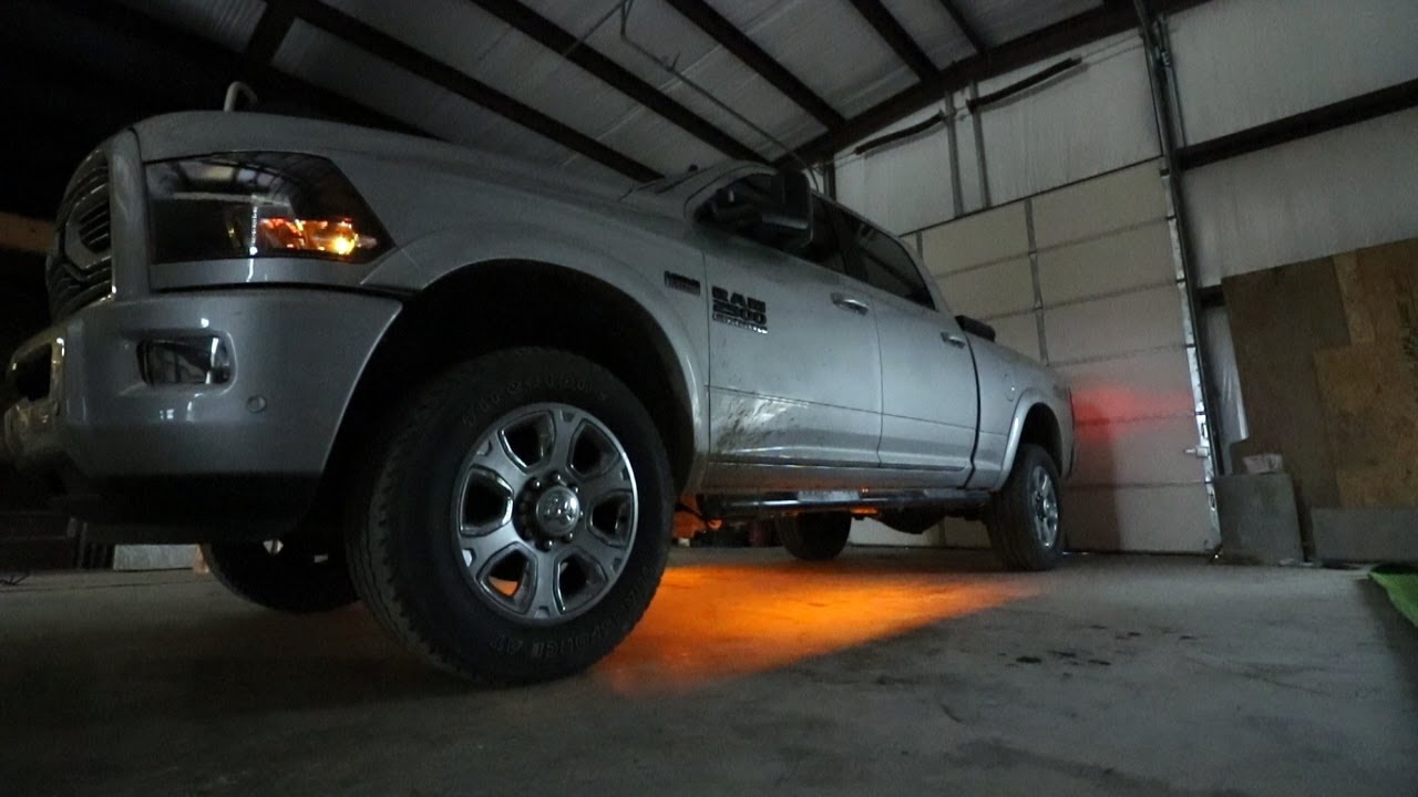 Installing Running Board Lights on a 2018 Ram 2500