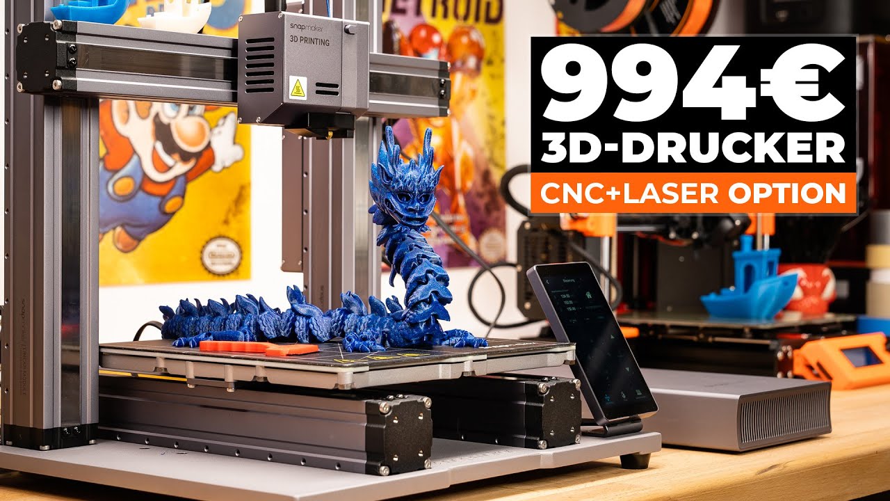 SNAPMAKER 2.0 F250 & F350 | 994€ 3D DRUCKER besser als PRUSA? (2022 Test)