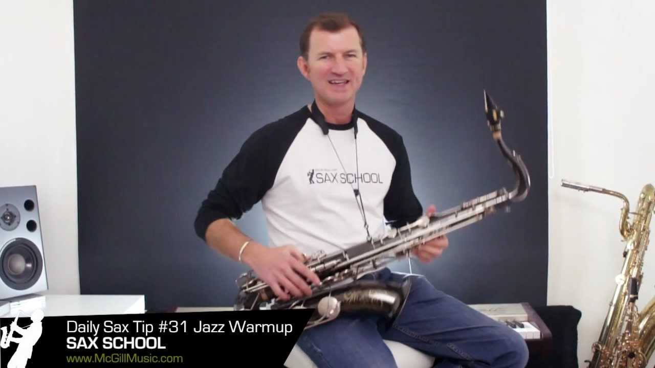 Daily Saxophone Tip #31 Jazz Warmup saxophone lesson - Learn how to play saxophone