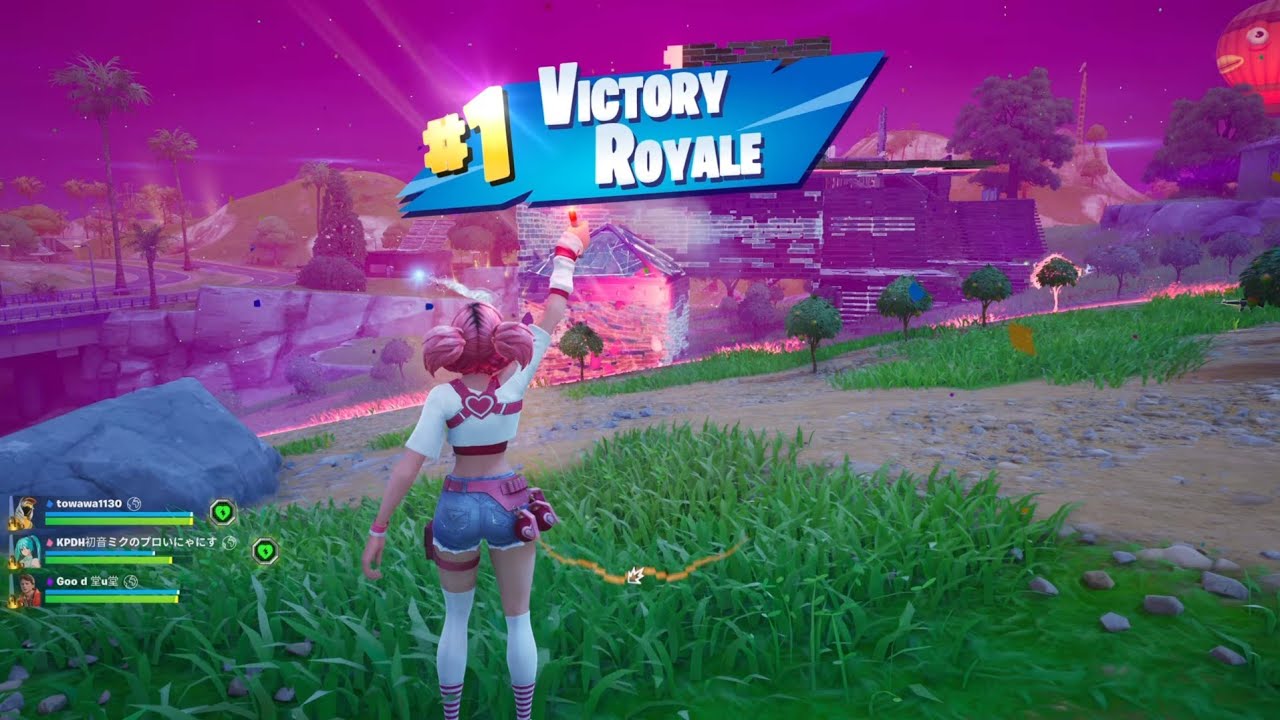 Fortnite Esme Win With Squad PS5 Gameplay 